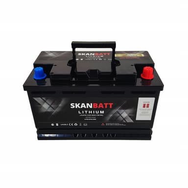 SKANBATT Lithium Start- og forbruksbatteri 12V 60Ah 900CA - Bluetooth
