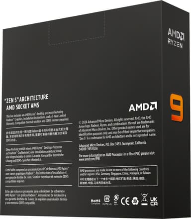 AMD Ryzen™ 9 9900X prosessor
