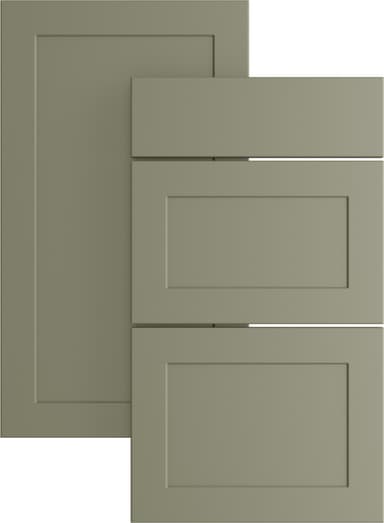 Epoq Canvas Olive bunnskuffepanel 80x35