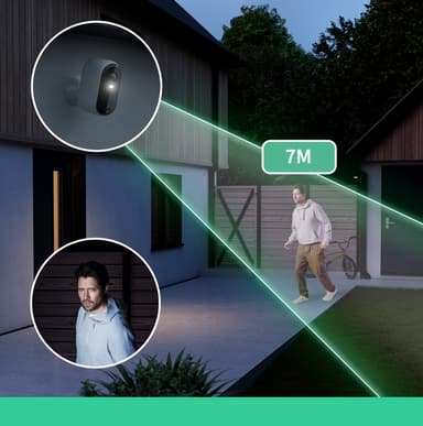 Arlo hjemmesikkerhetssett, overvåkningskamera og videodørklokke