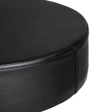 Kontorstol krakk med hjul - svart