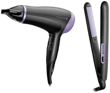 Remington Style Essentials hårføner & rettetang gavesett D3016GP