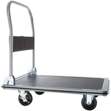 Transportvogn med bremser - svart,300 kg