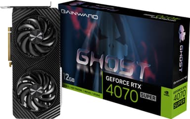 Gainward GeForce RTX 4070 Super Ghost grafikkort (12GB GDDR6X)
