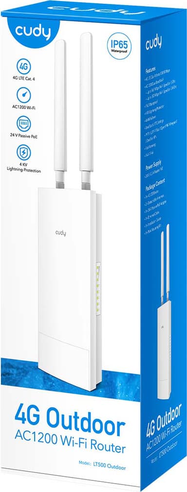 Cudy LT500 Outdoor 4G LTE utendørsrouter