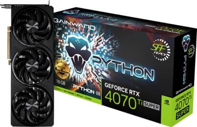 Gainward GeForce RTX 4070 Ti Super Python III OC grafikkort (16GB GDDR6X)