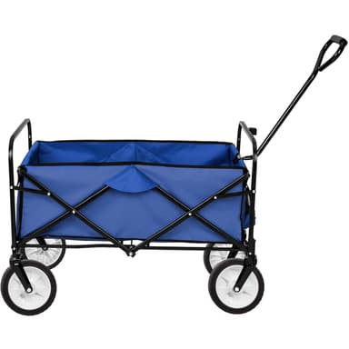 Sammenleggbar tralle, Lastekapasitet 80 kg - blå