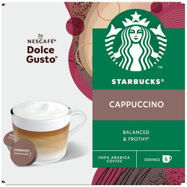 Starbucks Cappuccino av NESCAFÉ Dolce Gusto kaffekapsler (12-pk)
