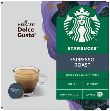 Starbucks Espresso Roast av NESCAFÉ Dolce Gusto kaffekapsler (12-pk)