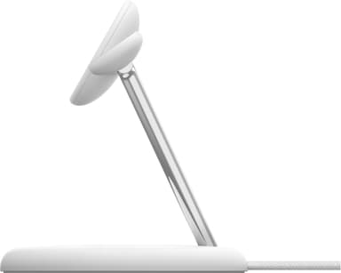Belkin BoostCharge Pro 3-in-1 Qi2 trådløs ladestasjon (hvit)