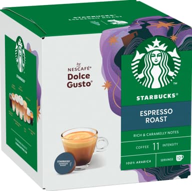 Starbucks Espresso Roast av NESCAFÉ Dolce Gusto kaffekapsler (12-pk)