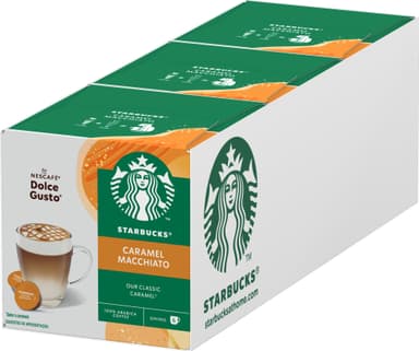 Starbucks Caramel Macchiato av NESCAFÉ Dolce Gusto kaffekapsler (12-pk)