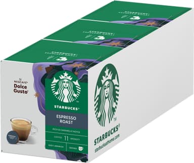 Starbucks Espresso Roast av NESCAFÉ Dolce Gusto kaffekapsler (12-pk)