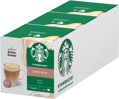Starbucks Caffe Latte av NESCAFÉ Dolce Gusto kaffekapsler (12-pk)
