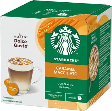 Starbucks Caramel Macchiato av NESCAFÉ Dolce Gusto kaffekapsler (12-pk)