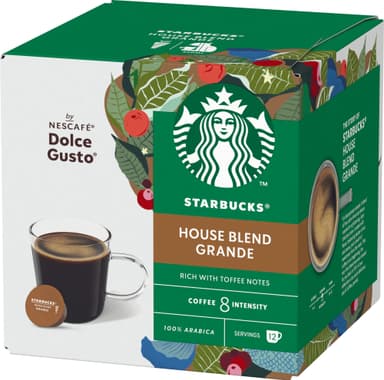 Starbucks House Blend av NESCAFÉ Dolce Gusto kaffekapsler (12-pk)