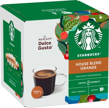 Starbucks House Blend av NESCAFÉ Dolce Gusto kaffekapsler (12-pk)