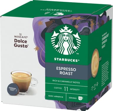 Starbucks Espresso Roast av NESCAFÉ Dolce Gusto kaffekapsler (12-pk)