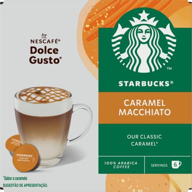 Starbucks Caramel Macchiato av NESCAFÉ Dolce Gusto kaffekapsler (12-pk)