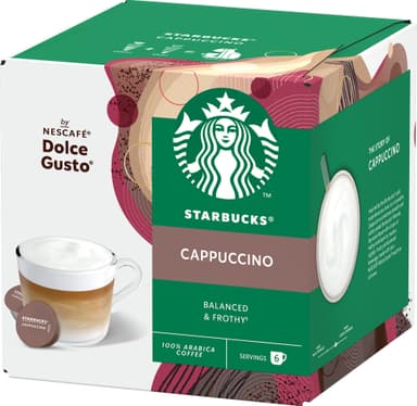 Starbucks Cappuccino av NESCAFÉ Dolce Gusto kaffekapsler (12-pk)