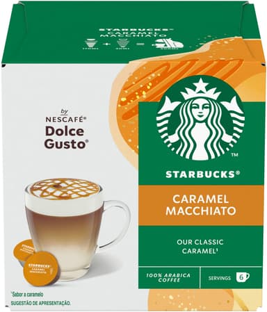 Starbucks Caramel Macchiato av NESCAFÉ Dolce Gusto kaffekapsler (12-pk)