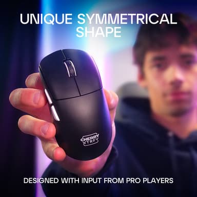 Cherry Xtrfy M68 PRO sort mus
