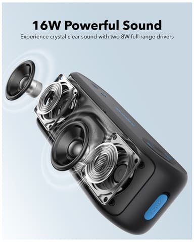Soundcore Select 3 bærbar trådløs høyttaler (sort)