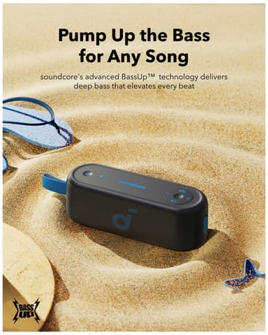 Soundcore Select 3 bærbar trådløs høyttaler (sort)