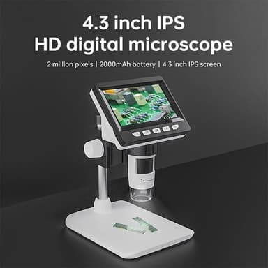 Digitalt mikroskop med LCD-skjerm
