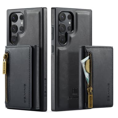 Samsung S24 FE-deksel med RFID-beskyttelse / Magnetisk lommebokdeksel med kortholder