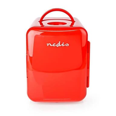 Nedis Portabelt Minikjøleskap 4L Rød