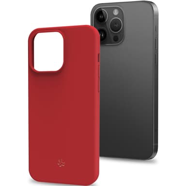 Cromo Soft gummideksel iPhone 15 Pro Red