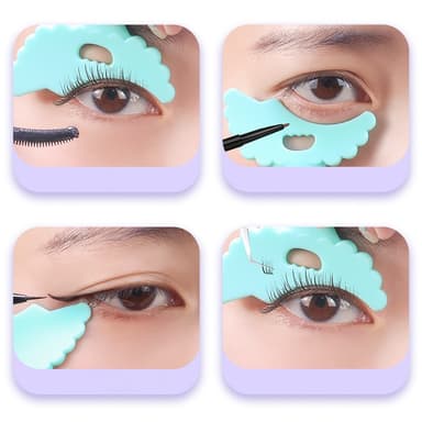Multifunksjonell silikon eyeliner hjelper Flerfarget