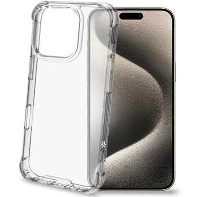 Panser Støtsikkert deksel til iPhone 16 Pro Transparent