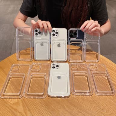 Beskyttende magnetdeksel for iPhone 16-serien med kortholder iPhone 16 Pro