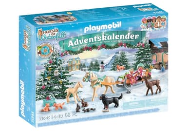 Playmobil Adventskalender - Juletur på slede (71345)