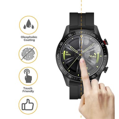 Rund Smartwatch-skjermbeskytter, 2-pakk 42 mm