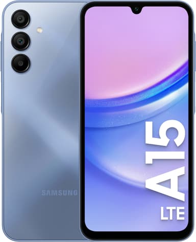 Samsung Galaxy A15 LTE smarttelefon 4/128GB (blå)