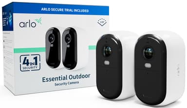 Arlo Essential FHD overvåkningskamera (2-pakning)