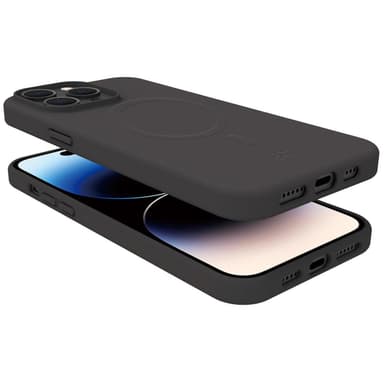 Cromomag Magnetic Soft gummideksel MagSafe iPhone 15 Pro Black