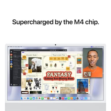 iMac 24" M4 8/8/256 (sølv)