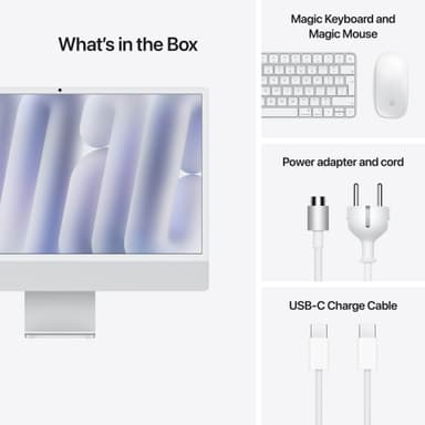 iMac 24" M4 8/8/256 (sølv)