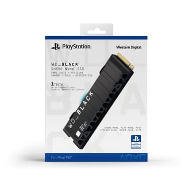 WD_BLACK SN850 1TB NVMe SSD for PS5-konsoller