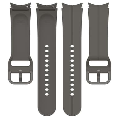 Klokkebånd silikon Mørk grå Samsung Watch 5/5 Pro/4/4 Classic/3 41 mm