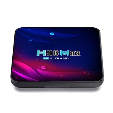 H96 Max RK3318 TV Box Android 11.0 2.4G Svart 4 GB+64 GB