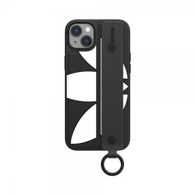 Adidas iPhone 14 Plus Deksel Handstrap Case Svart Hvit