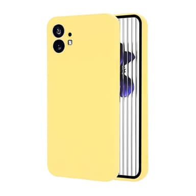 Liquid silikondeksel Nothing Phone (1) - Gul