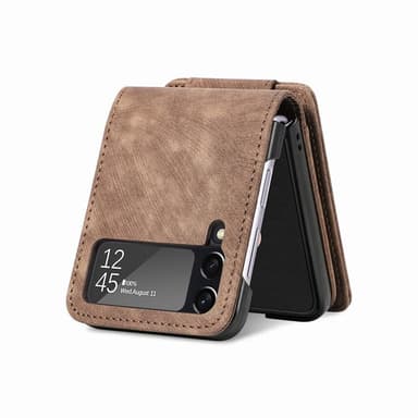 Mobildeksel 2i1 Samsung Galaxy Z Flip 4 - Brun