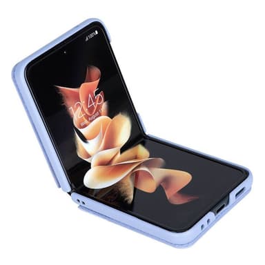 Nillkin Qin Vegansk Lær Deksel Samsung Galaxy Z Flip 4 - Lavendel