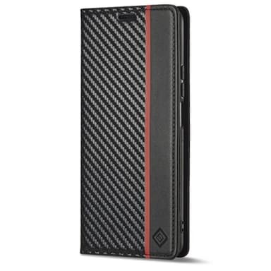 Fodral med kolfibertextur och kortfack till Xiaomi 11T/11T Pro